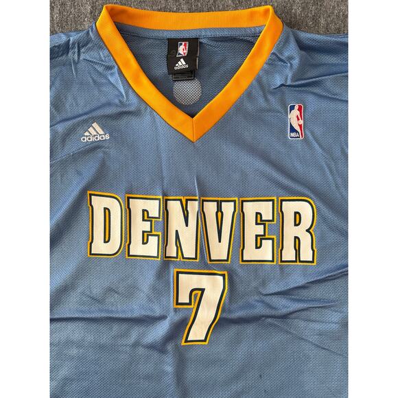 Chauncey Billups #7 Denver Nuggets Adidas NBA Jersey- Men's XL- Small Spot Front - Picture 3 of 9